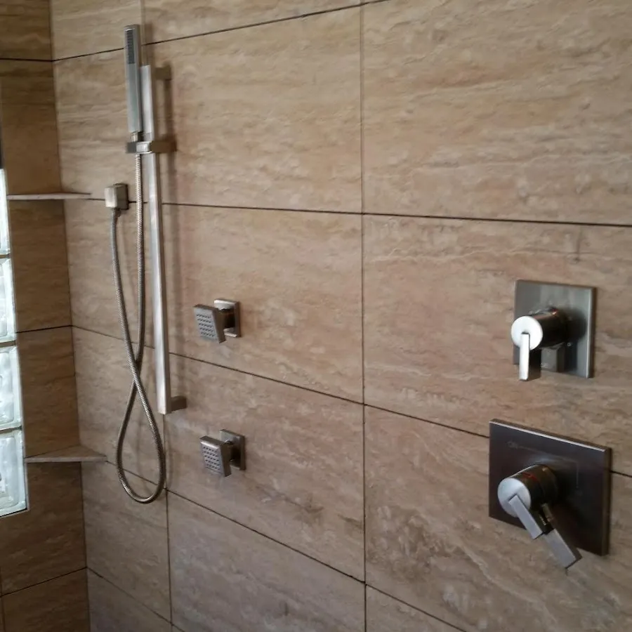 Shower fixture installation for Water Heater Replacement in Hampden